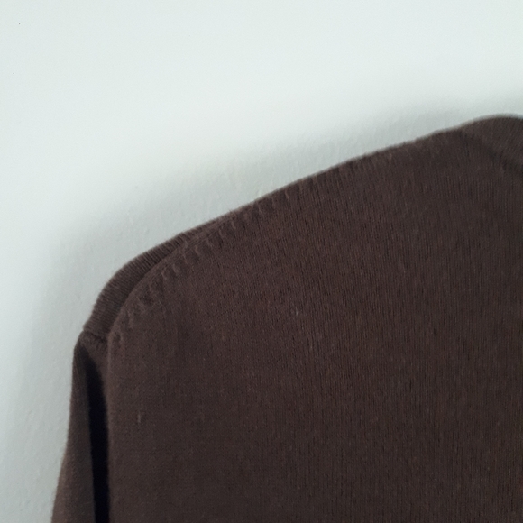 LOFT by Ann Taylor Brown Cardigan size Large - Picture 11 of 11